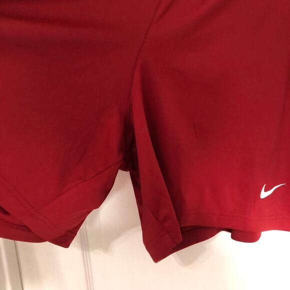 Nike Dri- Fit NFL Mens Arizona Cardina Short Size 3XL Red Logo Stretch Pull On - Picture 3 of 13